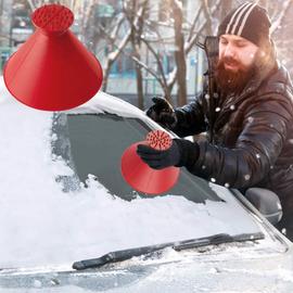 le noir - Grattoir à glace rond en forme de cône magique, accessoires de  maison, pelle à neige pour voiture