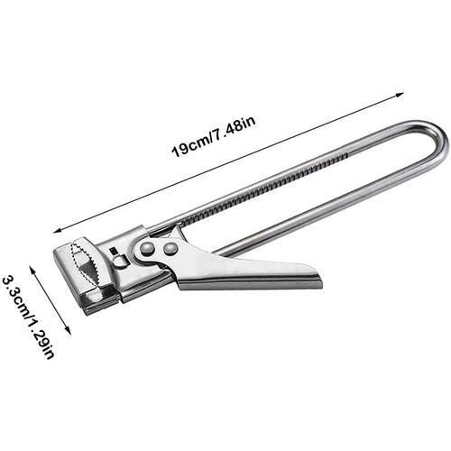 Ouvre-bouteille multifonction réglable en acier inoxydable, ouvre