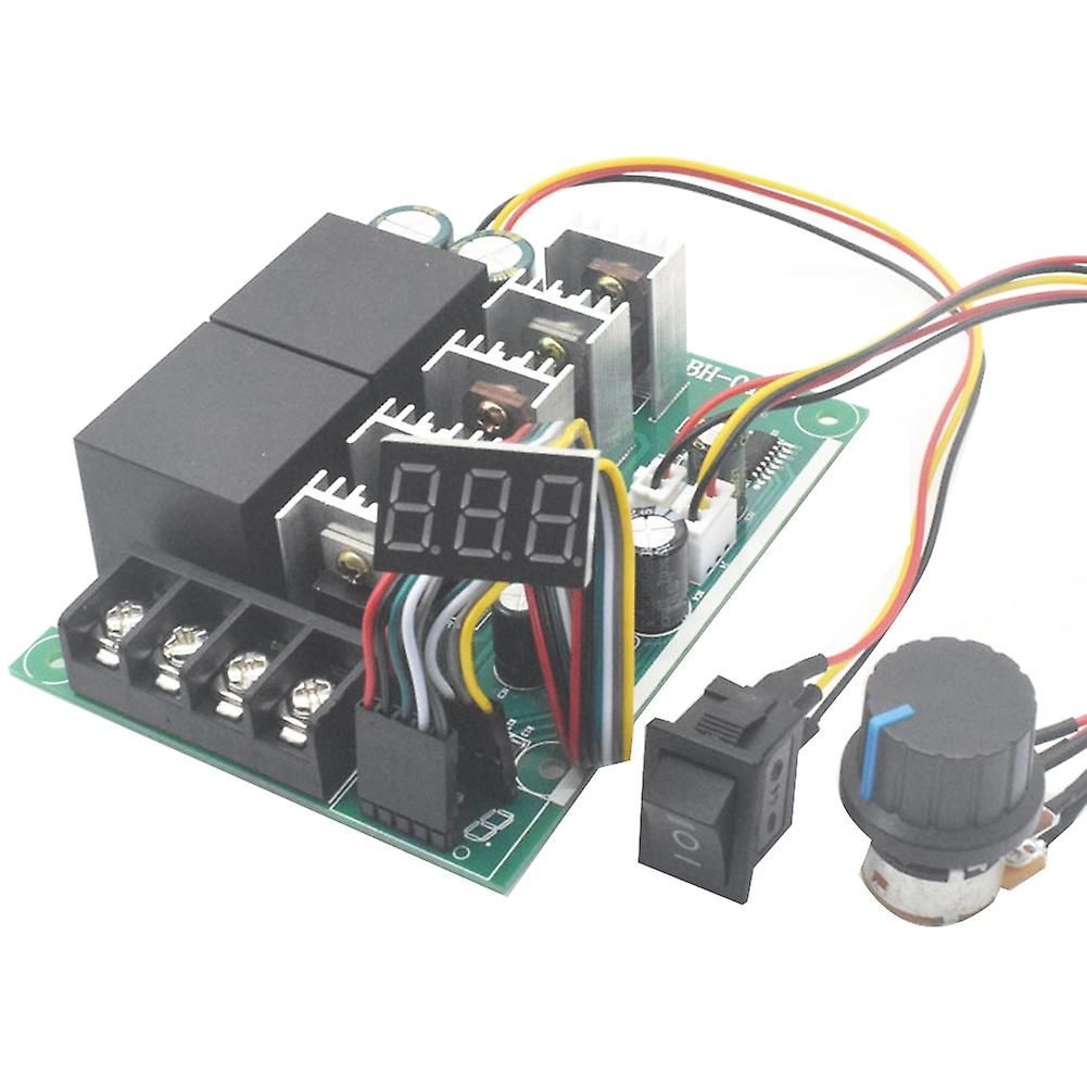 DC10-55V Motor Speed Controller Electric PWM Control Regulat... - 4