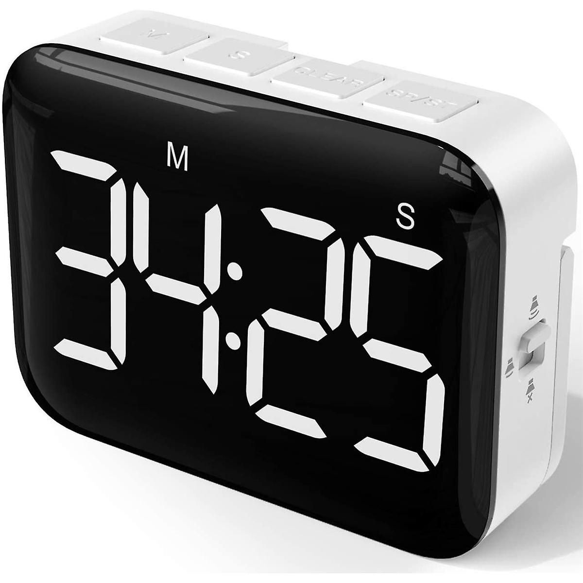 Digital Kitchen Timer - Magnetic Countdown Count Up Timer wi...