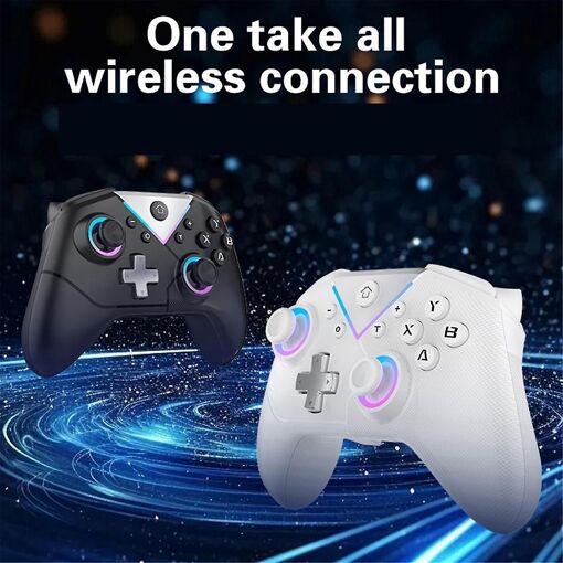 Game Console Six-Axis with Macro Programmable Wireless Bluet... - 4