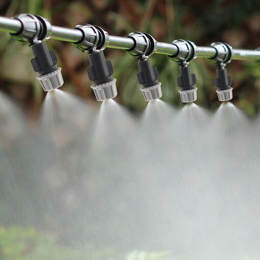 100Pcs(50 Pairs)Garden Irrigation Kit Adjustable Atomization... - 2