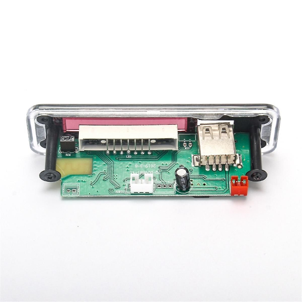 12V Bluetooth 5.0 Audio Decoder Board Mp3 Audio Module USB A... - 4