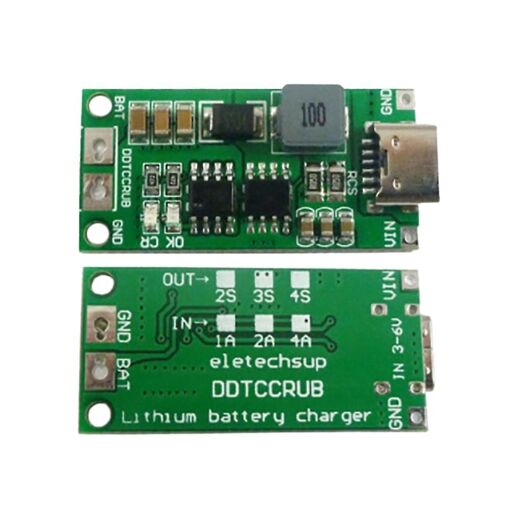 3S 2A Type-C Boost Module Polymer Lithium Ion Battery Chargi...