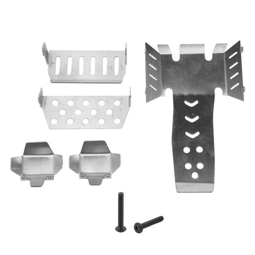 Stainless Steel Chassis Armor Axle Protector Skid Plate For Vanquish Vs4-10 Phoenix Vs410 Rc Crawle