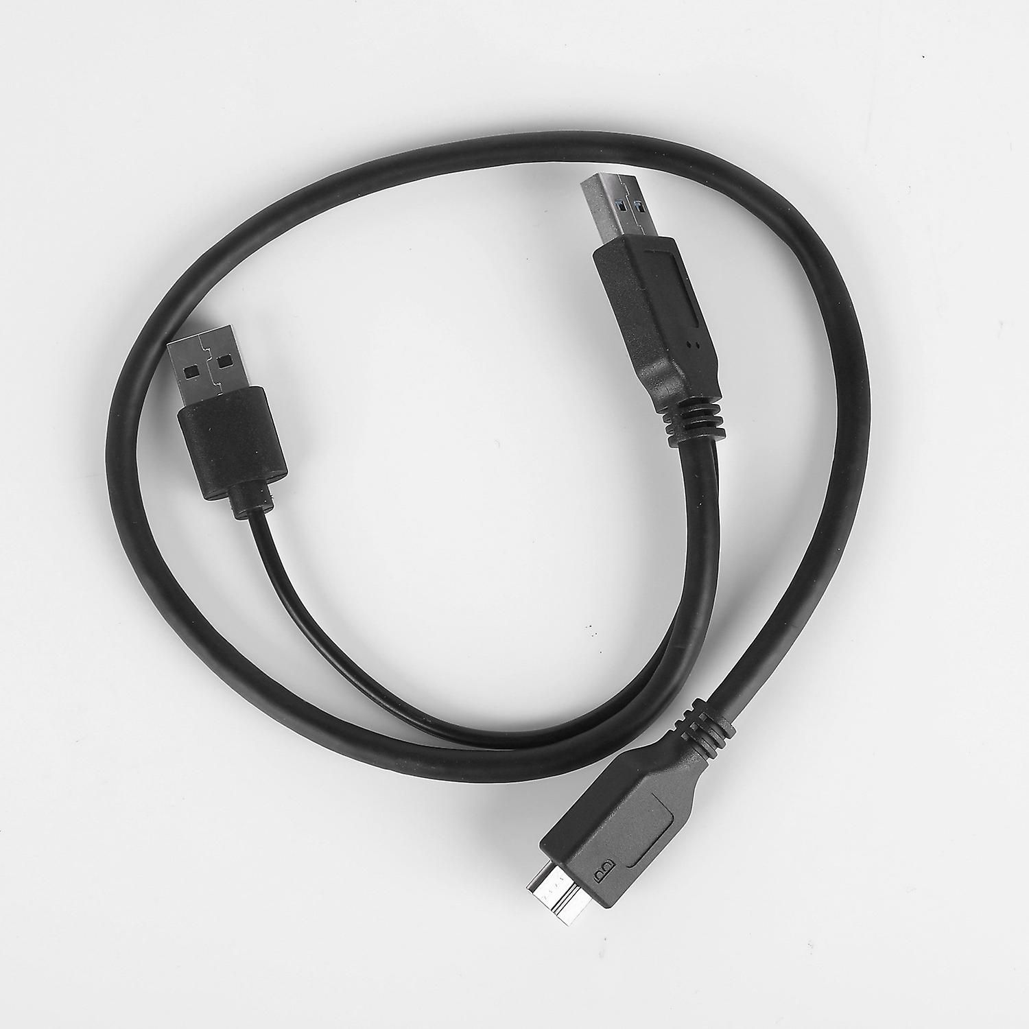 Double Head USB to Micro-B Splitter Cable USB 3.0 Mobile Har... - 2