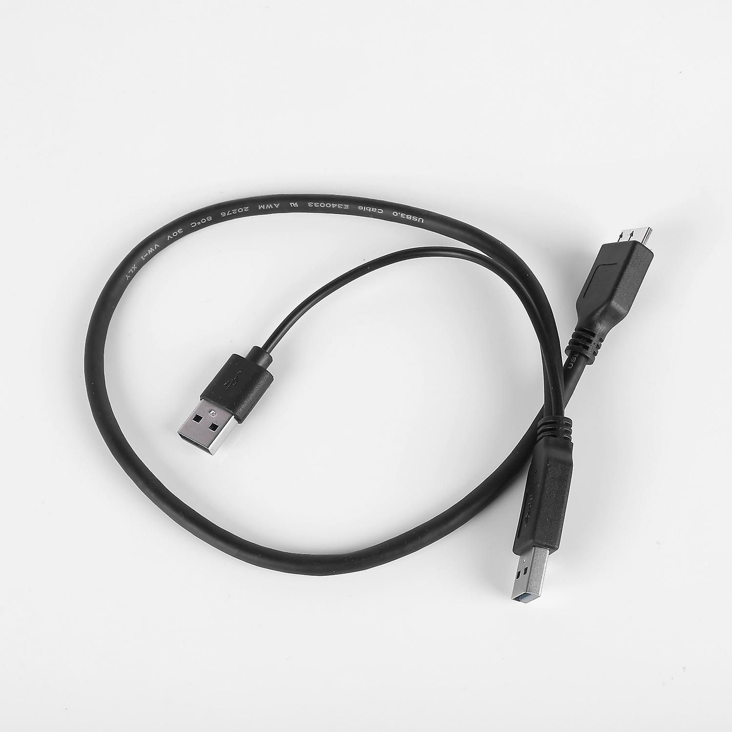 Double Head USB to Micro-B Splitter Cable USB 3.0 Mobile Har... - 4