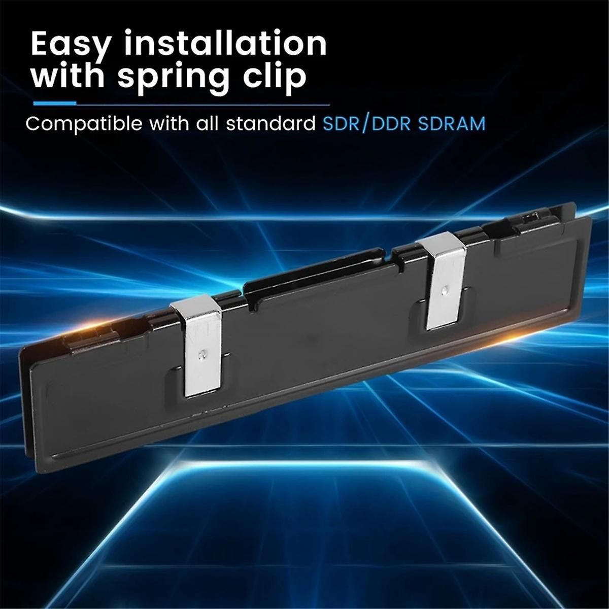 8Pcs Aluminum PC Memory Heatsink Shim Spreader Cooler Coolin... - 3
