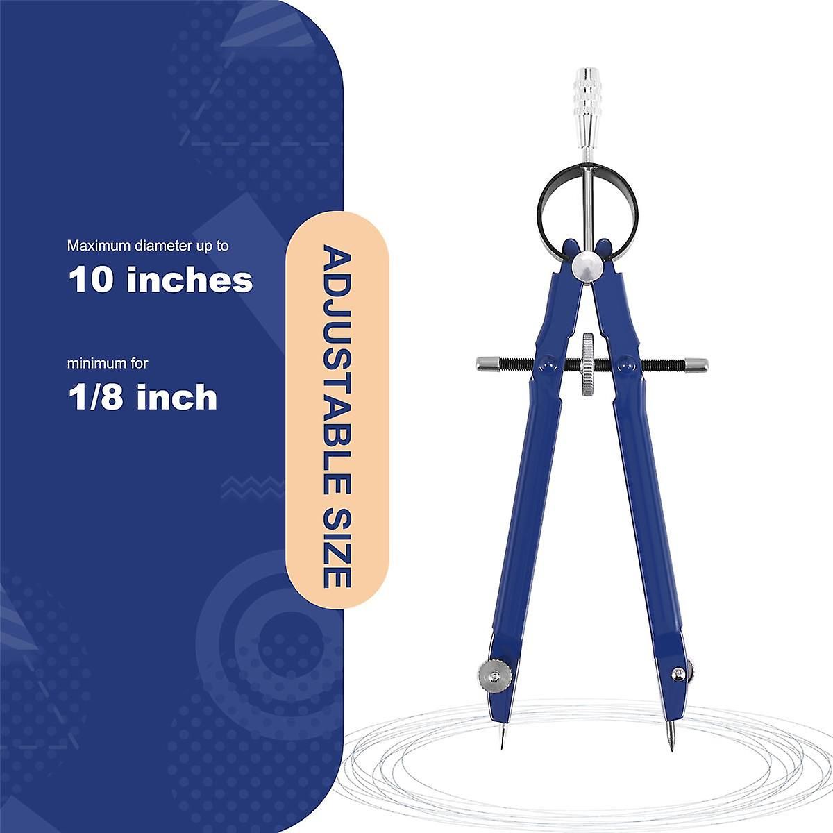 Professional Compass, Compass Geometry Set With Lock, Math A... - 4