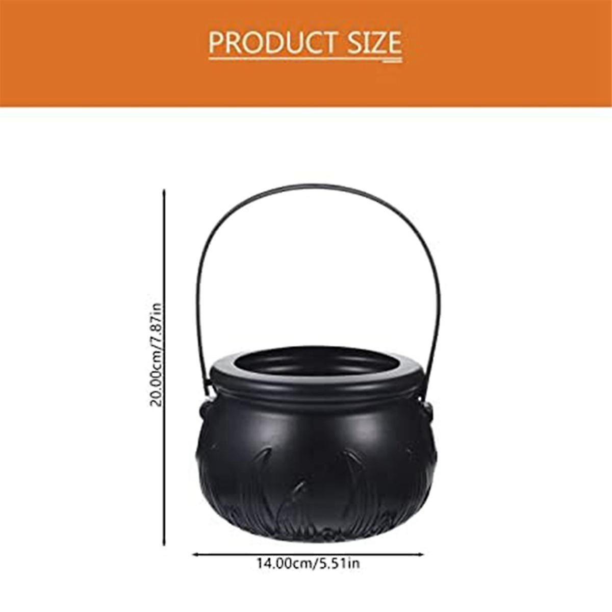 Black Cauldron Kettle Plastic Witch Kettle St Patricks Cauld... - 3