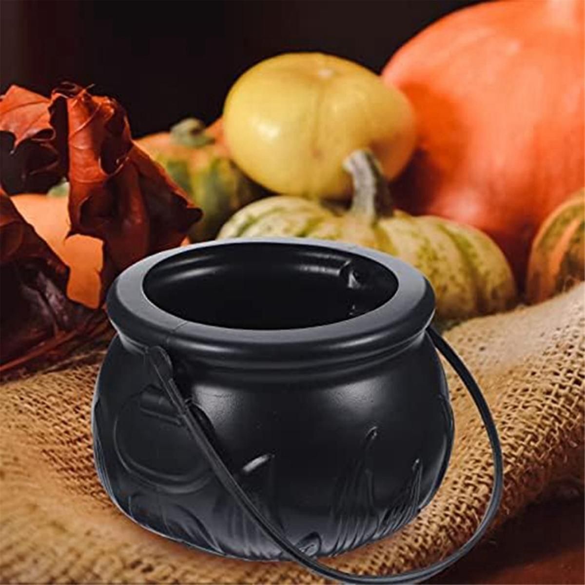 Black Cauldron Kettle Plastic Witch Kettle St Patricks Cauld... - 5