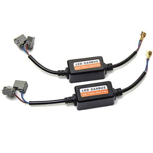 2x H1/H3 Led Headlight Canbus Error Anti Flicker Resistor Ca...