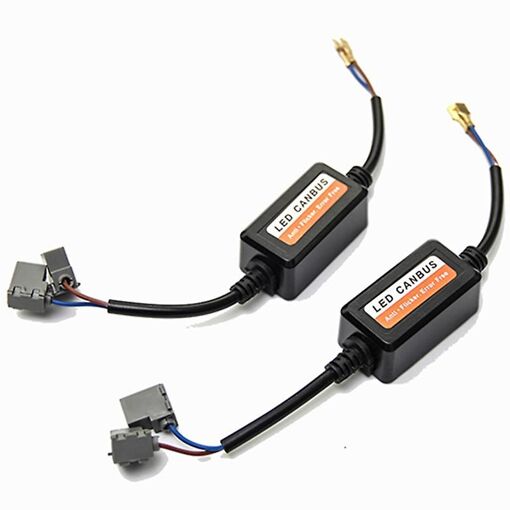 2x H1/H3 Led Headlight Canbus Error Anti Flicker Resistor Ca... - 3