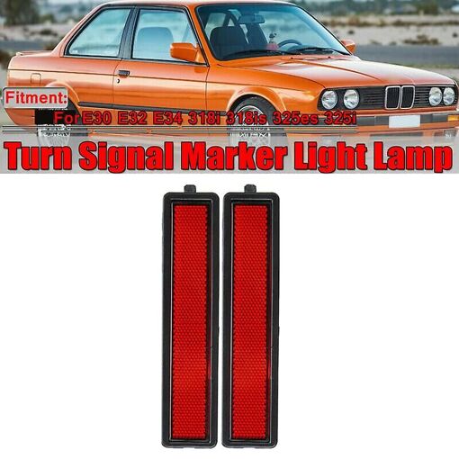 2pcs Car Side Marker Light For E30 E32 E34 3 Series - 2