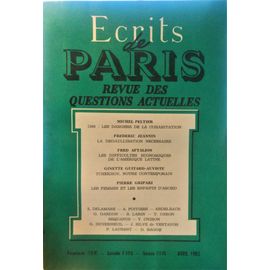 Ecrits De Paris, Revue Des Questions Actuelles - Avril 1985 Numéro 456
