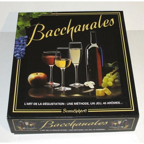 Bacchanales Sentosphere Boite Noire Fr 1993 - Jeu De Degustation 40 Aromes