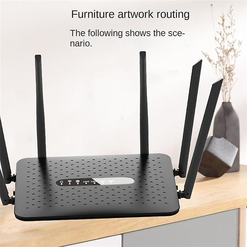 1200Mbps WiFi Router 6 Antennas Wireless Router 2.4G&5GHz AP... - 4
