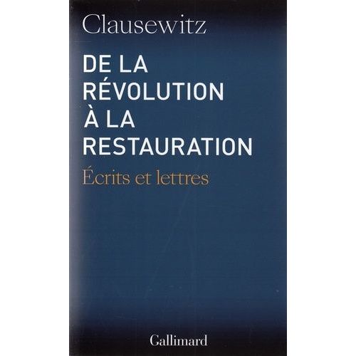 De La Révolution À La Restauration