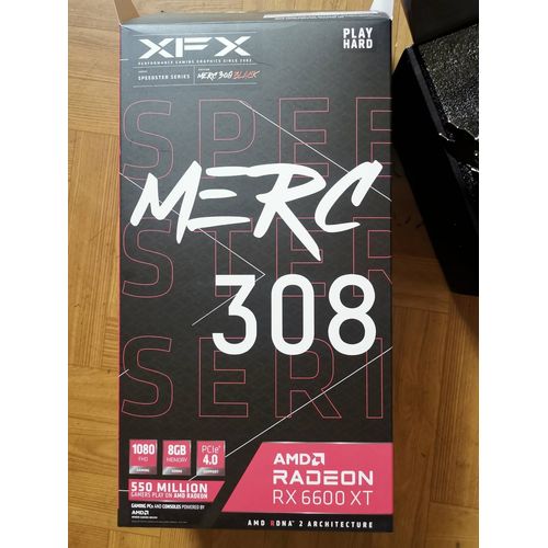 Carte graphique  XFX Speedster QICK 308 Radeon RX 6600 XT 8 Go 3 ventilo