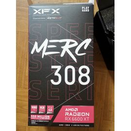 Carte graphique  XFX Speedster QICK 308 Radeon RX 6600 XT 8 Go 3 ventilo