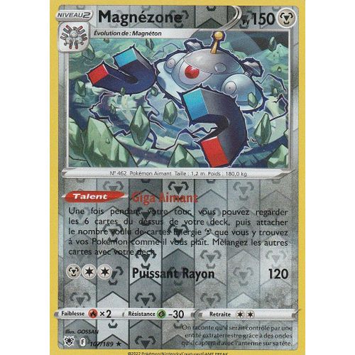 Carte Pokemon - Magnézone - 107/189 - Holo-Reverse - Eb10 Astres Radieux