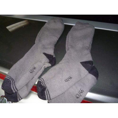 2 Paires Chaussettes Sport D'hiver Decathlon Pointure 43/46