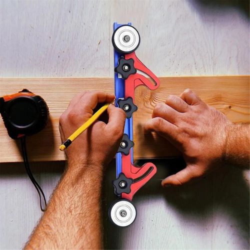 Table Saw Feeder Guides 1Pcs Multifunctional Bearing Roller Feeder Table Saw Bearing Roller Alumini
