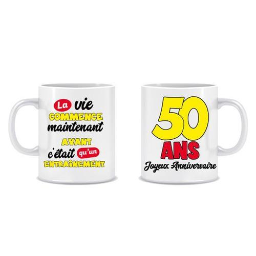 Mug Âge Anniversaire 50 Ans