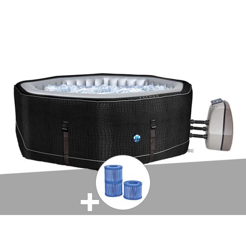 Spa gonflable Netspa Python octogonal Bulles 5-6 places + 3 cartouches de filtration