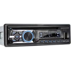 XOMAX XM-CDB623 Autoradio avec Lecteur CD I Bluetooth I USB, Micro SD I 2X  AUX I 7 Couleurs d'éclairage réglable I 1 DIN