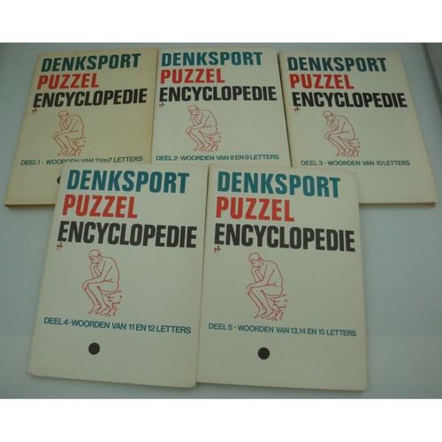 Denksport Puzzel Encyclopedie 5 Deel - Naar Aantal Letters - Alfabetisch Gerangschikte