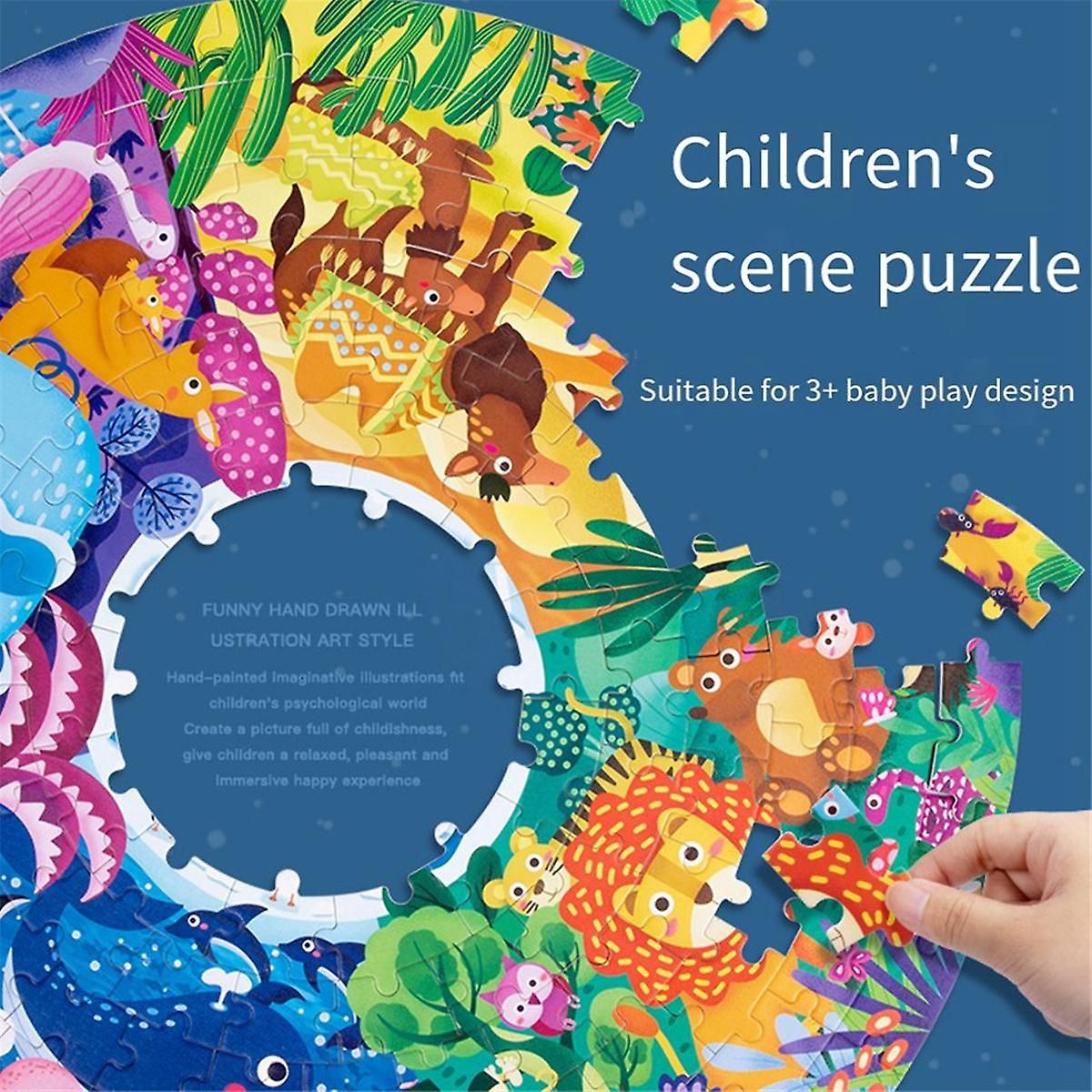 360 Degree Jigsaw Puzzle Spinner -20.9in Round Puzzle Holder... - 4