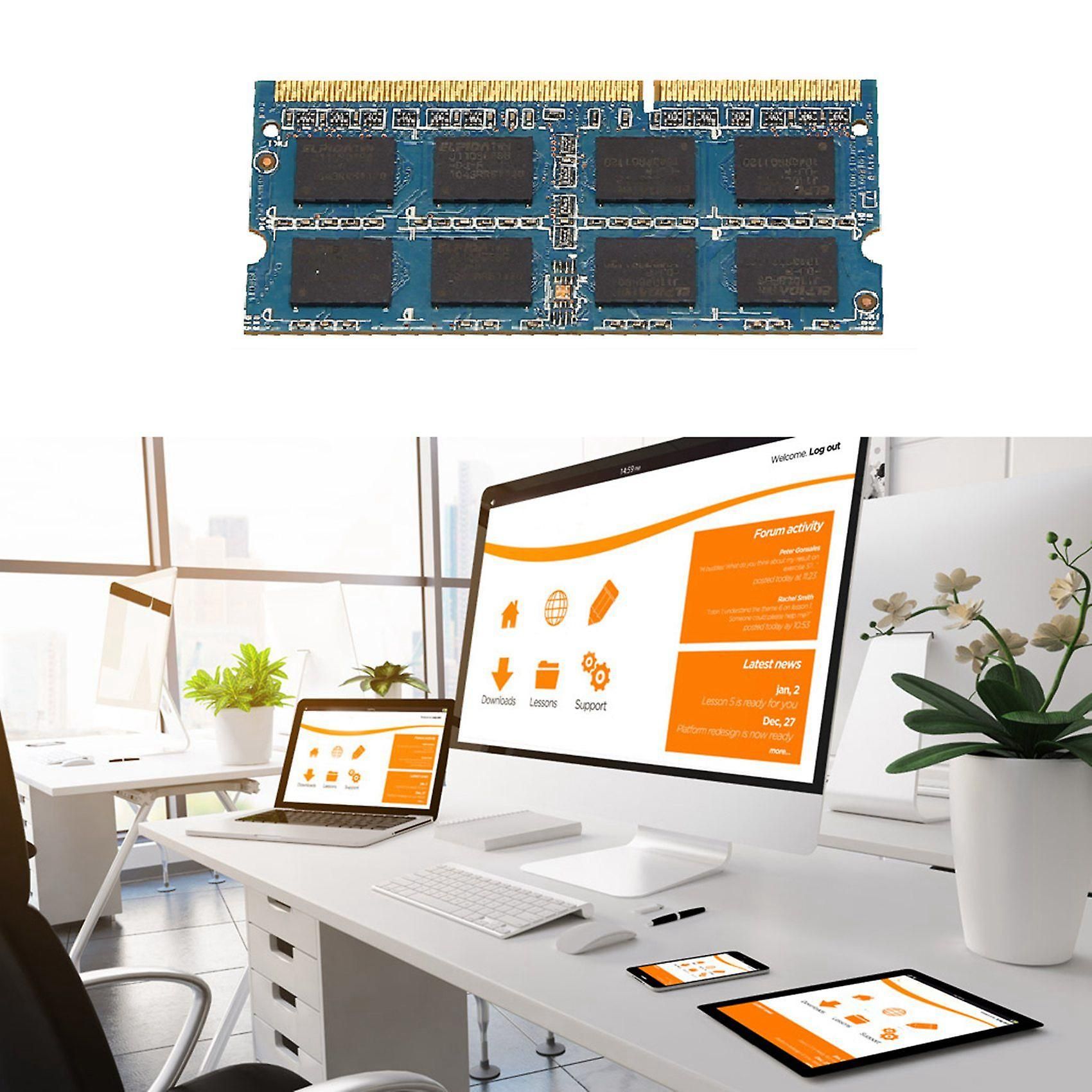 DDR3 2GB Laptop Ram Memory 1333Mhz PC3-10600 2RX8 204 Pins 1... - 3
