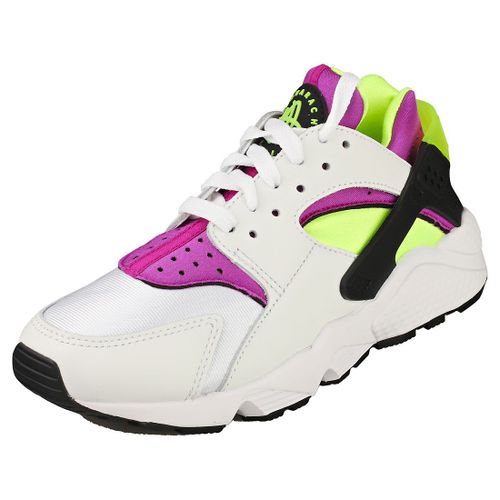 Nike Air Huarache Baskets Mode Blanc Multicolore