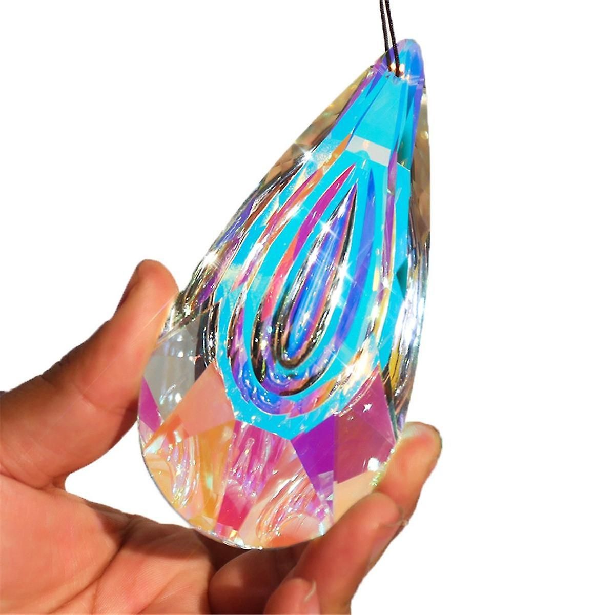Catcher, 2-Pack Large Prismatic Light Catcher Window Hanging... - 3