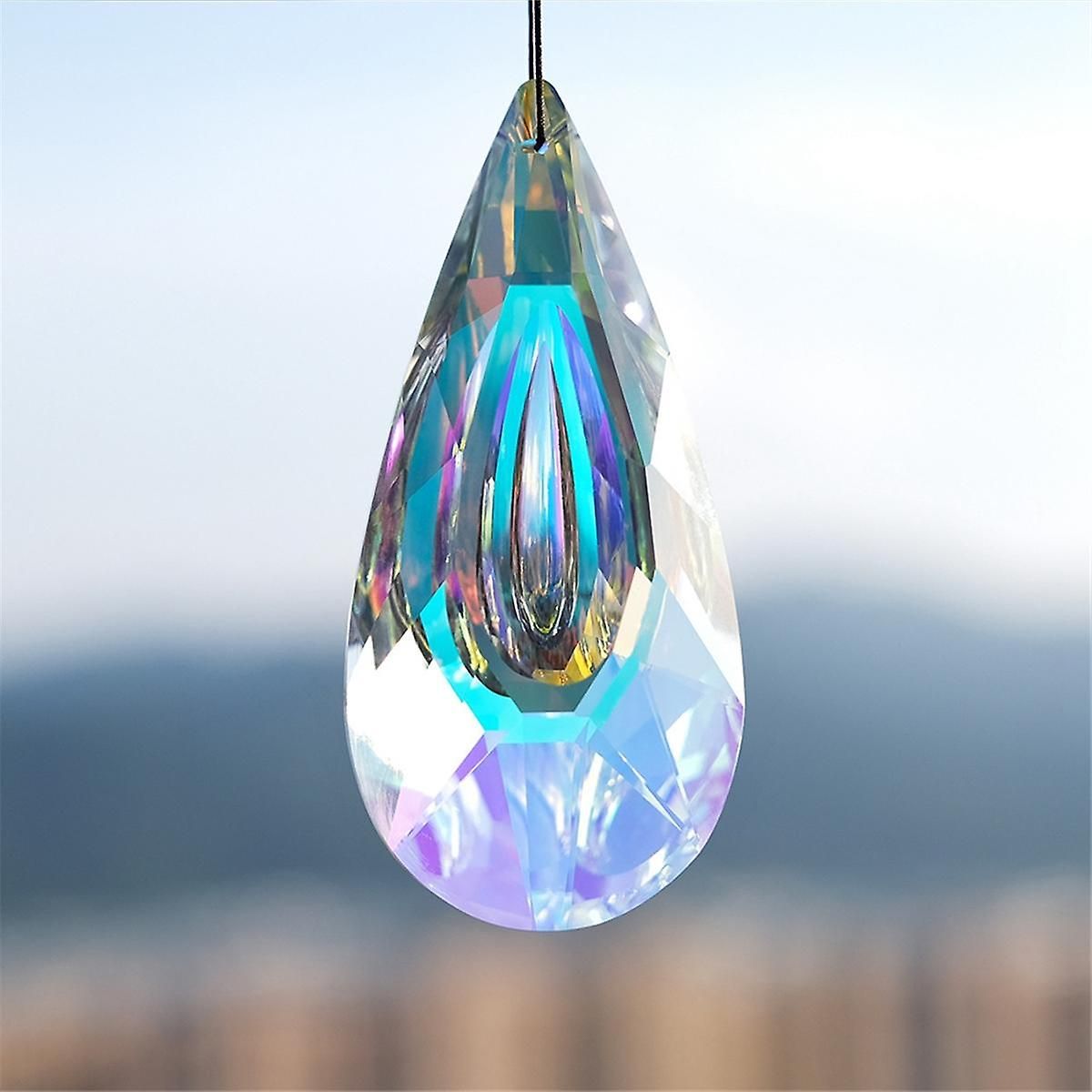 Catcher, 2-Pack Large Prismatic Light Catcher Window Hanging... - 5