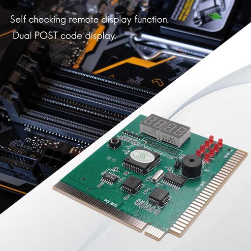 PC Motherboard Diagnostic Card 4-Digit PCI/ISA POST Code Ana... - 2