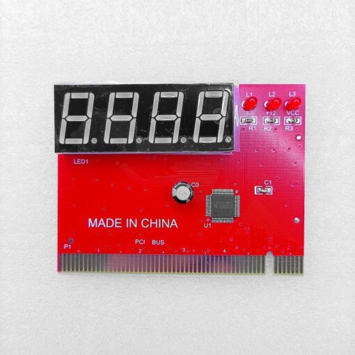 Computer Pci Test Card Motherboard Led 4-Digit Diagnostic Te... - 3