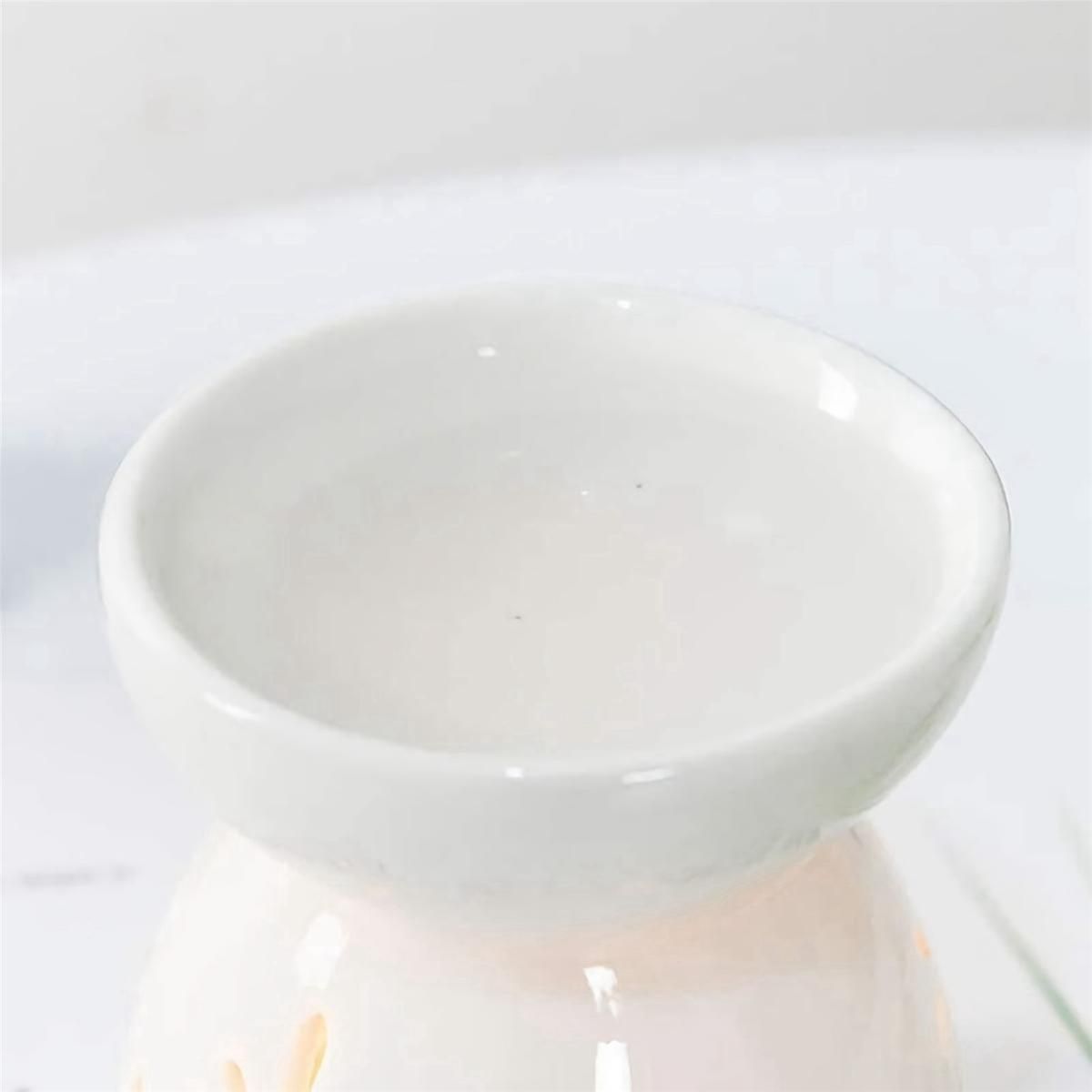 2X Ceramic Diffuser Candle Burner Ceramic Burning Essential ... - 3