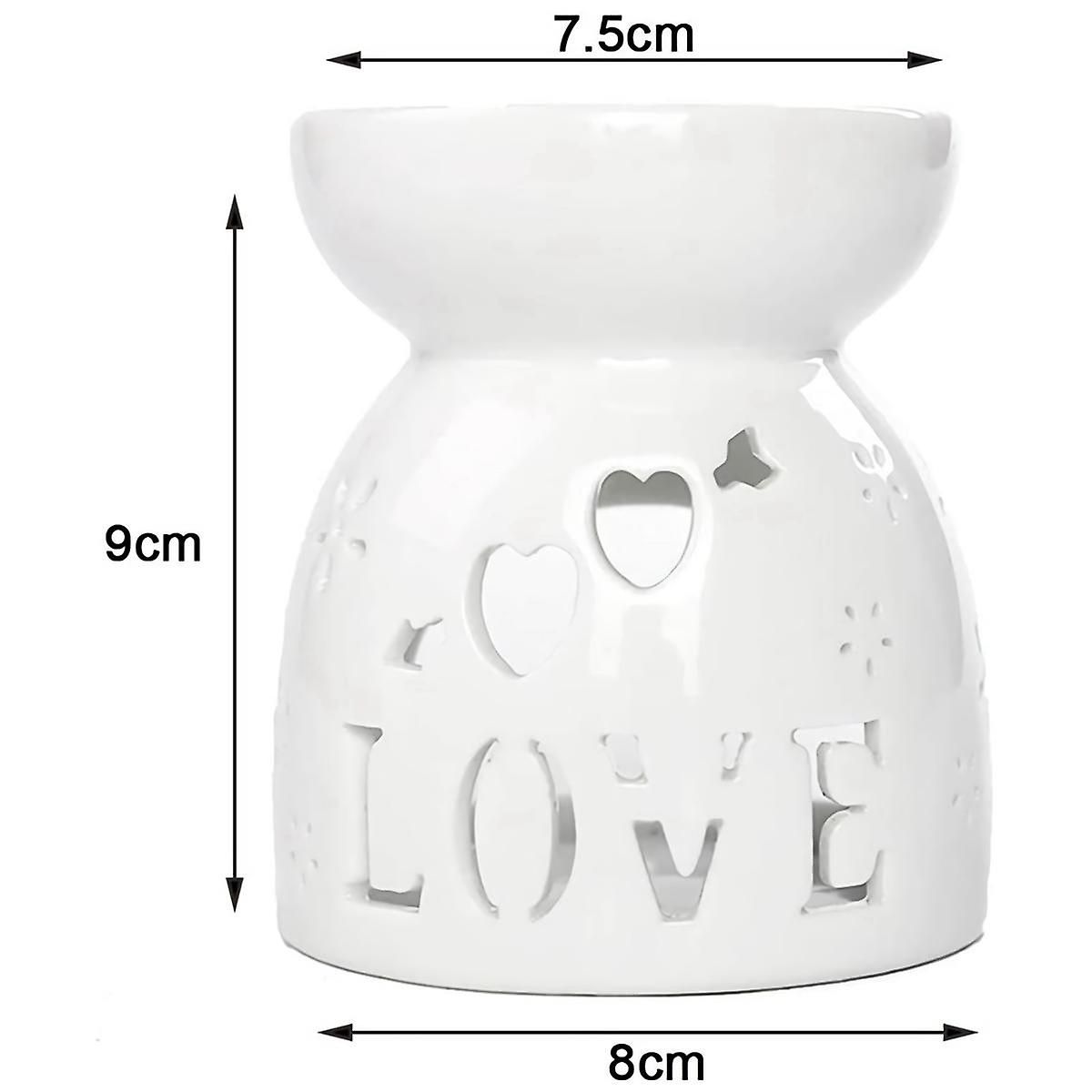 2X Ceramic Diffuser Candle Burner Ceramic Burning Essential ... - 4