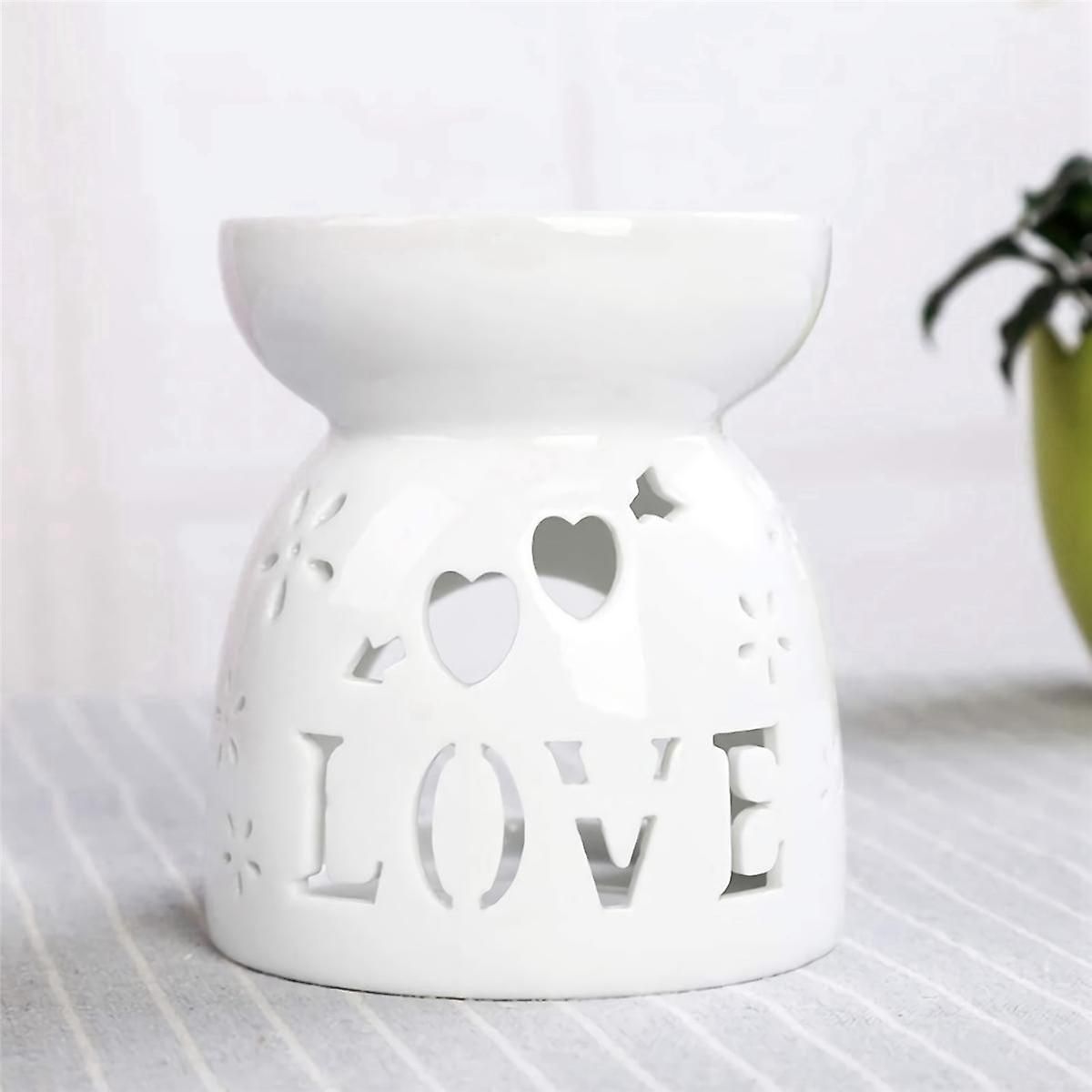 2X Ceramic Diffuser Candle Burner Ceramic Burning Essential ... - 5