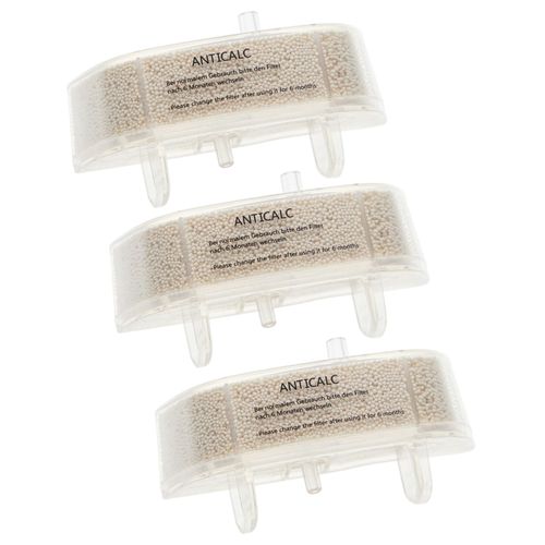 vhbw 3x Cartouche anticalcaire compatible avec Rowenta Steam Power RY6553WH / 4Q0, RY6555 nettoyeur vapeur