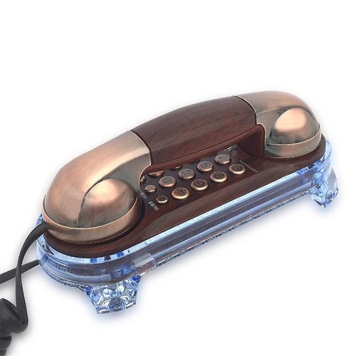 NOUVEAU Téléphone Filaire De Ligne Fixe Rétro Bureau Filaire Téléphone Combiné Mural Maison Téléphones Maison Hors De La Maison