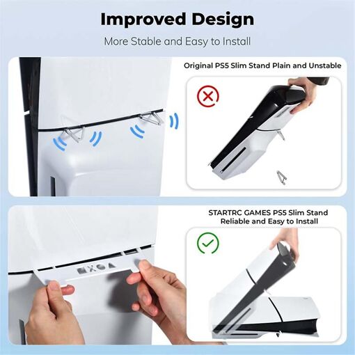 For Slim Fixed Support Bracket Horizontal Console Stand Plac... - 4