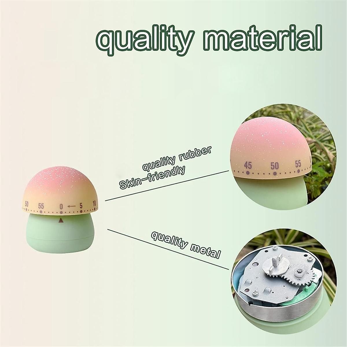 Mechanical Kitchen Timer, Wind Up 60 Minutes Manual Countdow... - 5