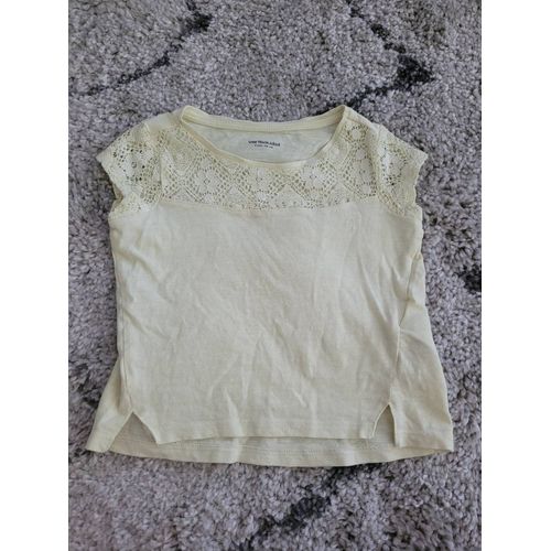 T-Shirt Jaune Pâle 2 Ans