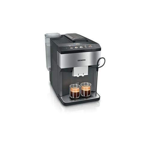 Machine à espresso entièrement automatique, EQ500 classic connect, Acier inox, Noir, Réservoir d'eau Siemens TP516RX3