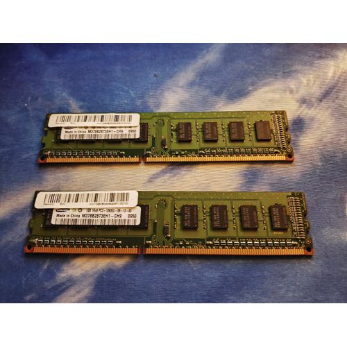 DDR 3 SAMSUNG 2X1GB 1Rx8-PC3-10600U-09-10-A0