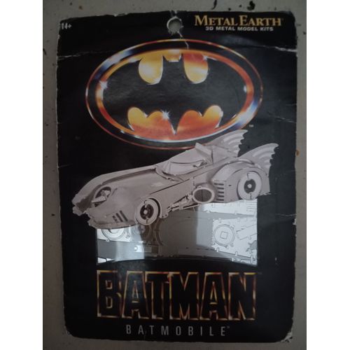 Maquette 3d Métal Batmobile 1989-Métal Earth