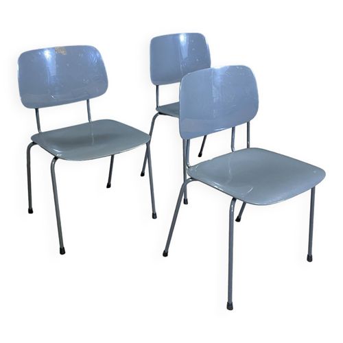 Ensemble De 3 Chaises Diana Gris